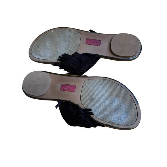 Bongo Brown Fringe Sandals size 10 - Picture 3 of 4